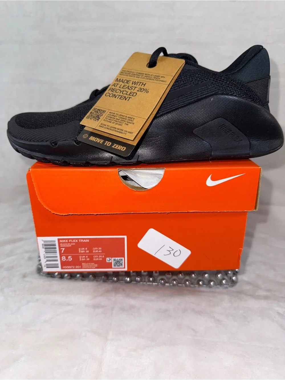 🖤👟 NEW Nike Flex Train Black Sneakers Men 7 / Women 8.5 HV9972-001 🏋️‍♀️
